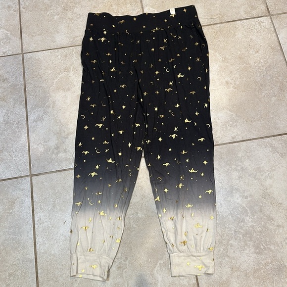 Disney Parks Aladdin Magic Carpet Dip Dye Harem Jogger Pants XL - Picture 2 of 7